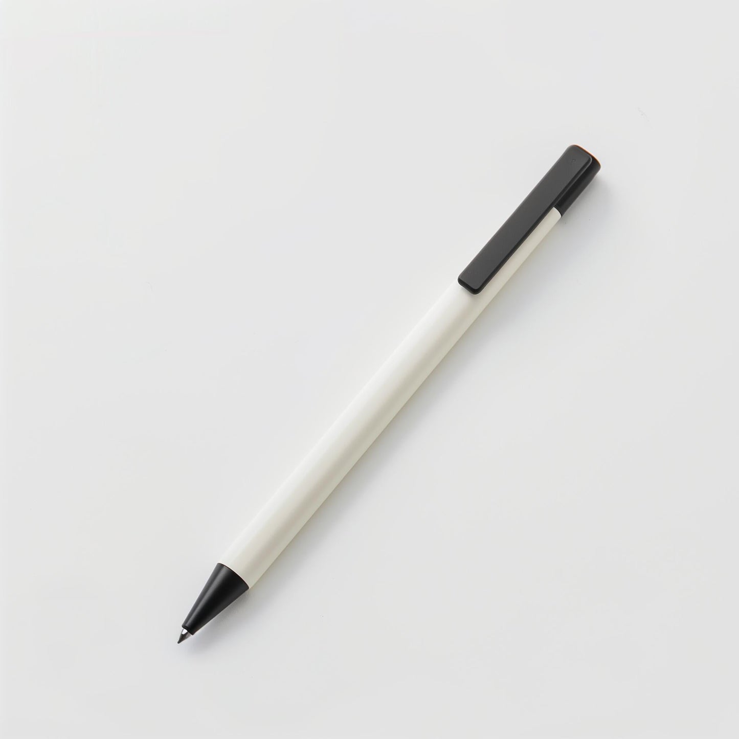 Classic Black & White Ballpoint Pen