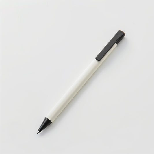 Classic Black & White Ballpoint Pen